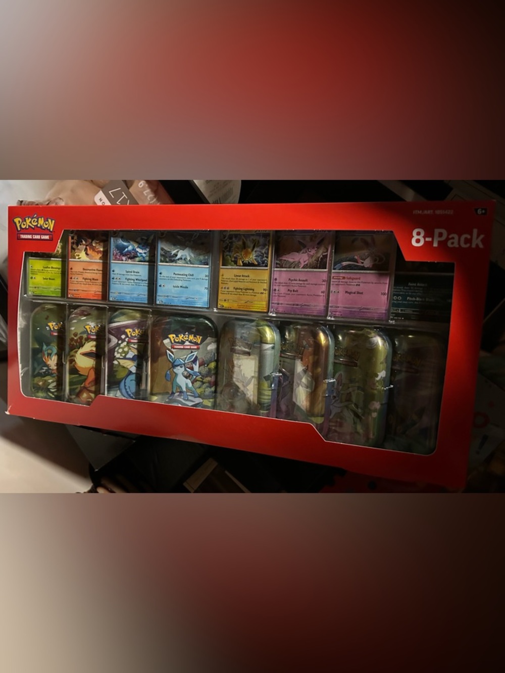 Pokemon 8-Pack Trading Card Tin Set - Costco exclusive 2025